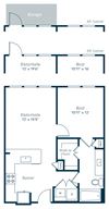 Floor Plan A1 1x1
